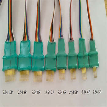 正鑫远 探针 测试针 烧录下载编程 弹簧针针排线 2.54单排9P九爪梅花H