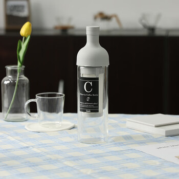 HARIO冷萃咖啡壶耐热玻璃冷泡壶带滤网咖啡冷萃壶冷泡玻璃壶650ml