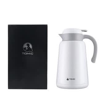 特美刻（TOMIC）1.9L大容量保温水壶双层316不锈钢暖瓶热水瓶TJ70009 蓝色