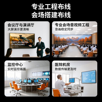 值计HDMI线2.0版 4K超高清线12米3D视频线工程级笔记本电脑显示器机顶盒电视投影仪数据连接线ZL-HB120