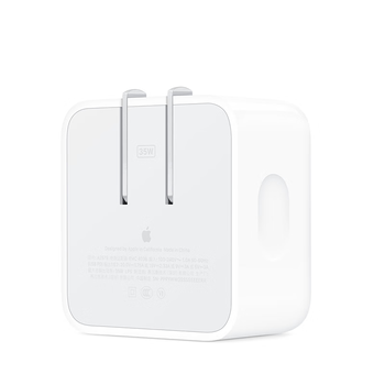 Apple/苹果 35W双口-横向 type-c充电器充电头多口原装 旗舰店苹果iphone17/16promax/mac/ipad充电器