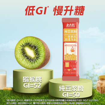 北大荒纯豆浆粉720g（36条）低GI高纤高蛋白冲饮早餐元气好运抽签礼盒