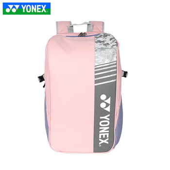 YONEX尤尼克斯羽毛球包女款多功能防泼水运动双肩背包 BA52512CR粉色