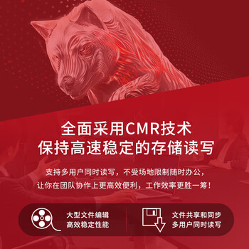 希捷（SEAGATE）NAS硬盘6TB 256MB 5400转 CMR垂直 网络存储 SATA 酷狼机械硬盘 数据恢复服务 3.5英寸