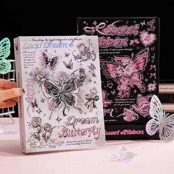 洧宜拼豆收纳册卡册3寸5寸7寸明信片纪念册家庭情侣照片收纳影集-蝶梦心弦