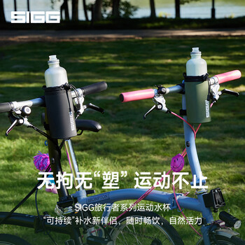 希格瑞士原装进口环保铝瓶水壶大容量运动轻量骑行水杯子蒸汽粉600ml