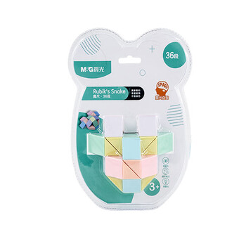 晨光（M&G）文具36段马卡龙百变魔尺益智玩具3-7岁儿童生日礼物减压趣味DIY APK959P2