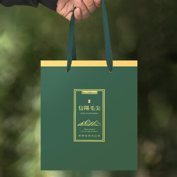 双碑绿茶信阳毛尖特级250g2025年明前罐装新茶春茶自己喝送手提袋