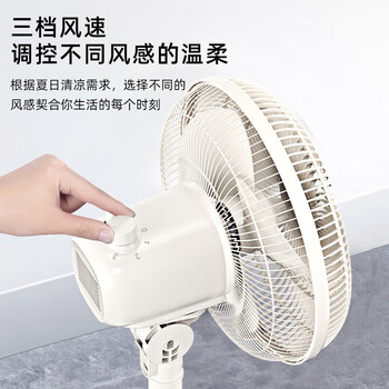 美的(Midea)电风扇 家用3叶落地扇 卧室宿舍办公室风扇 台地两用立式电扇 FSA25UB 白色 美的(Midea)电风扇 家用3叶落地扇 卧室宿舍办公室风扇 台地两用立式电扇 FSA25UB 白色