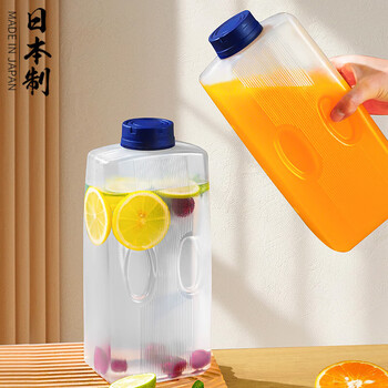 家の物语（KATEI STORY）日本进口冷水壶大容量塑料水壶食品级凉水壶耐高温凉水瓶果汁壶