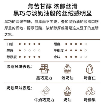 鹿家嘴云南小粒咖啡普洱咖啡豆美式/黑巧风味咖啡豆500g阿拉比卡豆