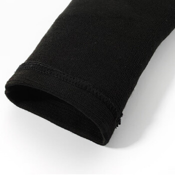 AQ运动护具肘针织高弹纱篮球跑步足球护臂基本型黑色1181L26-29cm