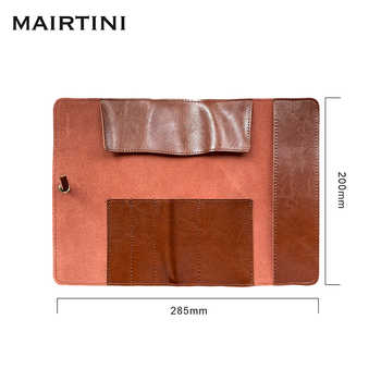 马蒂尼水彩笔旅行笔袋户外便携写生画笔皮包小牛皮复古风MGD-02