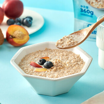 智力益生元猴头菇牛奶燕麦片360g营养早餐冲饮即食小袋装