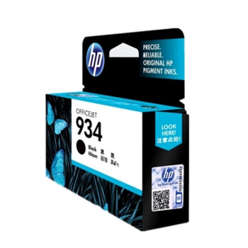 惠普(HP) C2P19AA 934黑色墨盒 适用hp 6230 6820 6830打印机 惠普(HP) C2P19AA 934黑色墨盒 适用hp 6230 6820 6830打印机