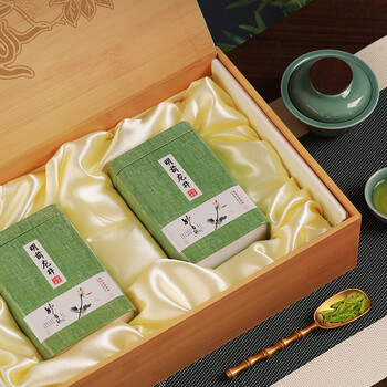 盛茗世家茶叶 明前特级龙井茶绿茶春茶礼盒装  节日送礼长辈领导