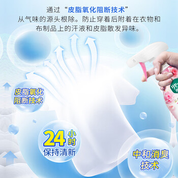 花王（KAO）除味喷雾370ml 室内空间卧室除臭除菌防霉去味喷雾空气清新剂