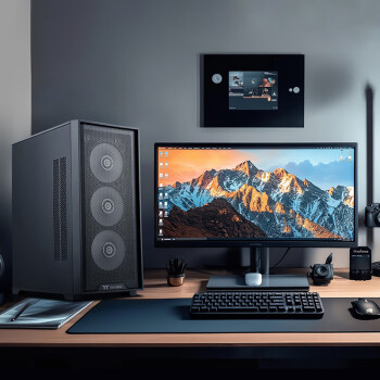宁美国度魂 i7 14700KF/GT710/32G DDR5/1TB固态高性能主机/支持40显卡/台式组装电脑主机/UPCdeepseek