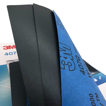 3M美纹砂纸汽车漆面打磨抛光钣喷研磨407Q-P600 227*280mm 2片装