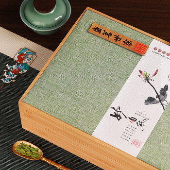 盛茗世家茶叶 明前特级龙井茶绿茶春茶礼盒装  节日送礼长辈领导