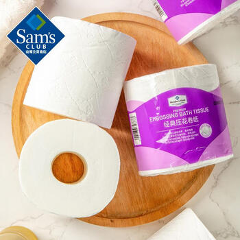倩挥 经典压花卷4层 180g/卷*24卷 Member's Mark山姆同款