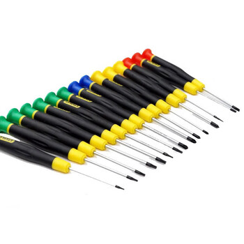 史丹利（STANLEY）15件套微型螺丝批组套A  66-381-23