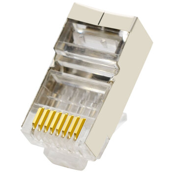 礼嘉 LJ-SP650 工程级六类千兆网络屏蔽水晶头 Cat6网线RJ45镀金水晶头 50个/包 8P8C连接头 FTP屏蔽 抗干扰 礼嘉 LJ-SP650 工程级六类千兆网络屏蔽水晶头 Cat6网线RJ45镀金水晶头 50个/包 8P8C连接头 FTP屏蔽 抗干扰