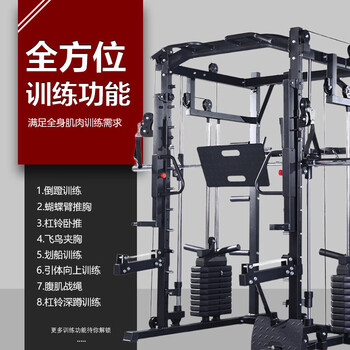 英辉（INVUI）史密斯机龙门架综合训练器械商用健身器材家用深蹲架卧推多功能