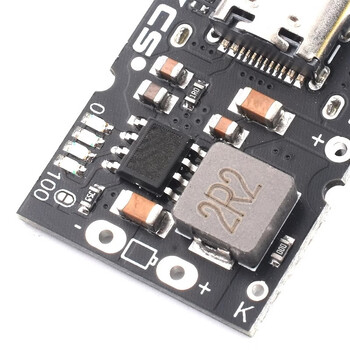 吻迪 高精度5V2A充放电一体模块 Type-C输入 兼容4.2V/4.35V锂电池升压 充放电一体设置4.35V版(不焊) 吻迪 高精度5V2A充放电一体模块 Type-C输入 兼容4.2V/4.35V锂电池升压 充放电一体设置4.35V版(不焊)