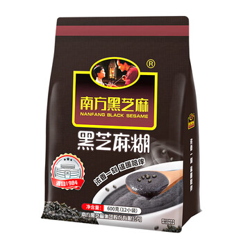 南方黑芝麻600g 黑芝麻糊 营养早餐 代餐食品 【新老包装随机发货】 南方黑芝麻600g 黑芝麻糊 营养早餐 代餐食品 【新老包装随机发货】