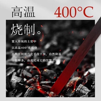 艺蔻（ARTECHO）棉柳木炭条炭笔炭精条炭棒素描速写绘图特浓炭画棒特浓135mm直径5-7MM12支ATOD-CM1217画画笔