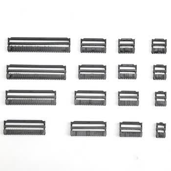 汇君 2.54MM间距FC压线头IDC牛角插头扁平LED屏连接器 2.54MM FC-10P【10套】