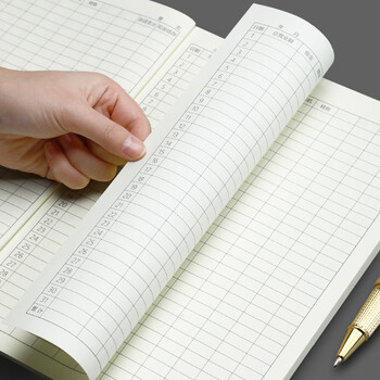 嘉然恒每日营业账本B5牛皮纸实体店铺收入明细记账本财务会计现金日记支出收入往来公司财会用品