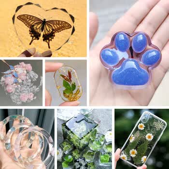 ANERGOO 安尔固uv滴胶高透明紫外线光固化手工diy流麻水晶封层制作材料热缩片手机壳干花标本树脂硬胶耐黄免配比
