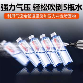 洛滑马桶疏通器锂电下水管道疏通神器家用物业专用工具电动高压一炮通