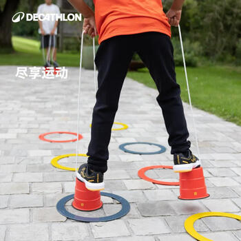 迪卡侬儿童踩高跷感统器材平衡训练体育器械2只装-4480401 迪卡侬儿童踩高跷感统器材平衡训练体育器械2只装-4480401