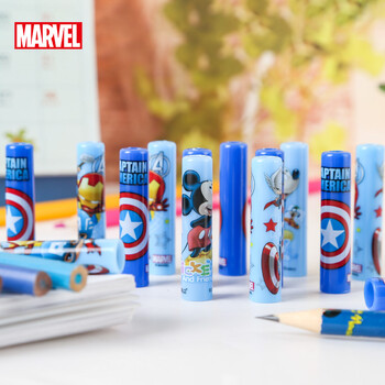 迪士尼(Disney)铅笔笔帽24个装 铅笔套/铅笔延长器 笔尖保护套防弄脏笔袋 男孩儿童学习用品 漫威E0021A1 迪士尼(Disney)铅笔笔帽24个装 铅笔套/铅笔延长器 笔尖保护套防弄脏笔袋 男孩儿童学习用品 漫威E0021A1