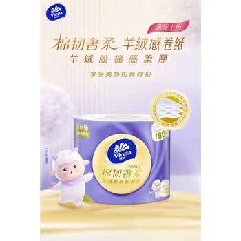维达（Vinda）【福利精选】V4988卷纸2提+金衣玉食花生油5L+五常稻花香大米5KG