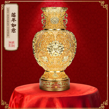 古董铜花瓶出手型号规格- 京东