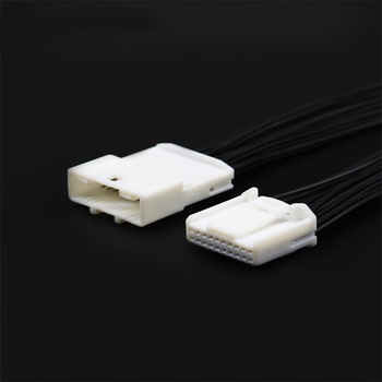 正鑫远 汽车连接器线束插头公母对插12孔公母全套带线30cm0.5平方