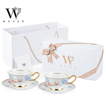 物取（WOOCH）百花密语系列咖啡杯套装订婚礼物高档精致下午茶乔迁新婚伴手礼