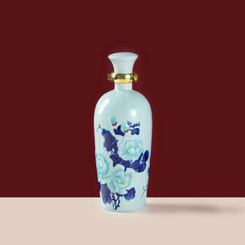 付け染めう(青花瓷酒壶） 付け染めう(青花瓷酒壶） A blue and white 'phoenix' vase