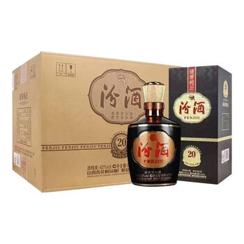 中国酒 青花汾酒 42度 500ml 山西汾酒53度/42度青花汾20年500ml 清香型高度白酒（含