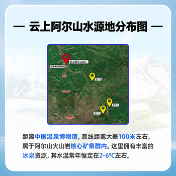云上阿尔山火山岩天然活性泉水天然弱碱性水 整箱装饮用水 330ml*12瓶