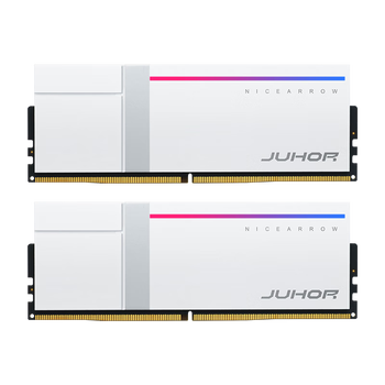 JUHOR玖合 32GB(16GBx2)套装 DDR5 6000 台式机内存条  海力士A-die颗粒 CL28 异刃RGB灯条