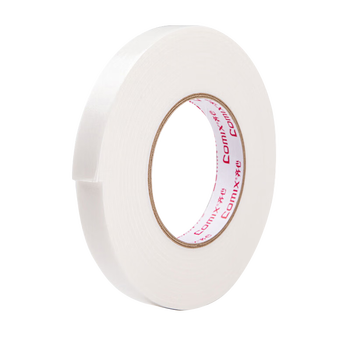 齐心（COMIX）高粘棉纸双面胶强力高粘度 18mm*10y（9.1米/卷）开学必备学生办公用品/文具 白色10卷装 EP032