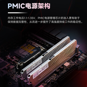 金百达（KINGBANK）32GB(16GBX2)套装 DDR5 5600 台式机内存条 银爵