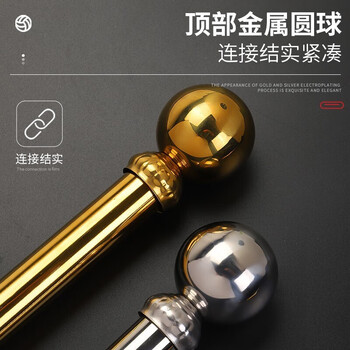 格立特（gelite）办公室国旗落地旗杆固定摆件党旗带杆带底座立式会议室内标准五星红旗架2米旗帜4号立杆装饰用品