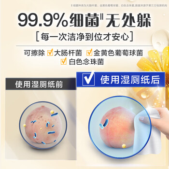 维达（Vinda）金盏花湿厕纸 家庭装80片*6包 加大加厚杀菌湿纸巾厕纸湿厕卫生纸