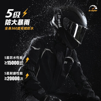 备美摩托车雨衣成人分体式骑行雨衣裤套装男款电动外卖骑手专用防暴雨